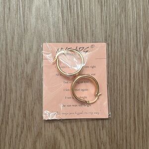 Elegant Gold Hoop Earrings